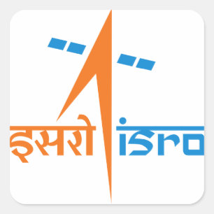 Sticker Carré L'organisation de recherche spatiale indienne -