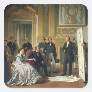 Sticker Carré Louis Visconti présente les nouveaux plans pour