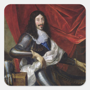 Sticker Carré Louis XIII Roi de France et de Navarre