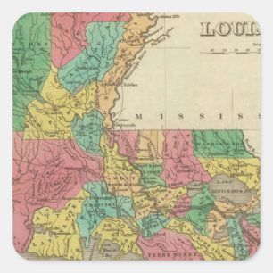 Sticker Carré Louisiane
