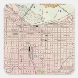 Sticker Carré Louisville, Kentucky