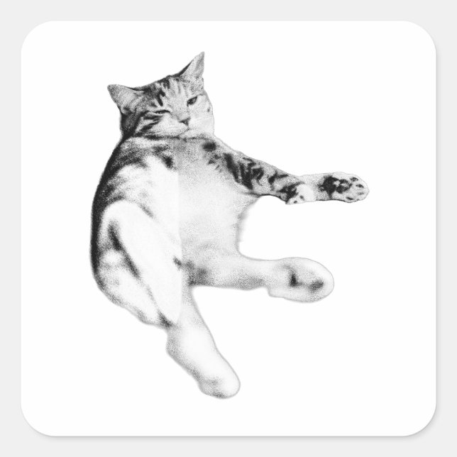 Sticker Carré Lounger diagonal (Devant)