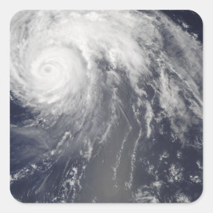 Sticker Carré L'ouragan Bill au large des Bermudes