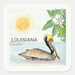 Sticker Carré Lousiana