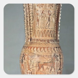 Sticker Carré Loutrophoros dépeignant un sphinx