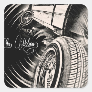 STICKER CARRÉ LOWRIDER
