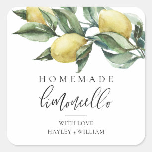 Sticker Carré Lucas Limoncello