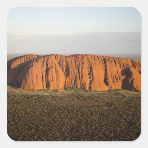 Sticker Carré Lumière de fin d'après-midi sur Uluru / Ayers Rock