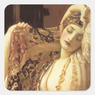 Sticker Carré Lumière du harem - seigneur Frederick Leighton