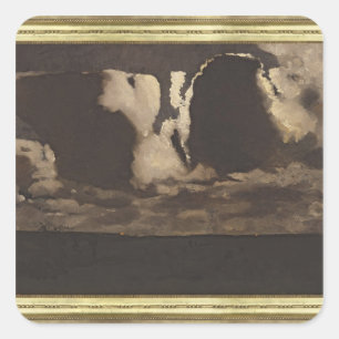 Sticker Carré Lune, 1887