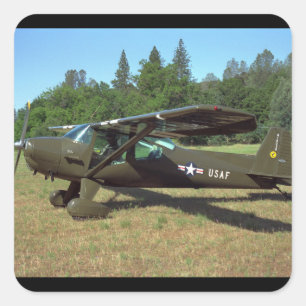 Sticker Carré Luscombe, T-8F, aviation 1948_Classic