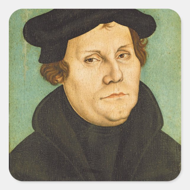 Sticker Carré Luther professeur, 1529 (Devant)