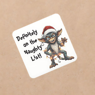 Sticker Carré Lutin de la liste des vilains