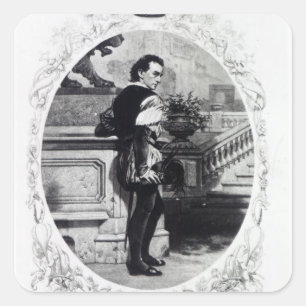 Sticker Carré M. Edwin Booth comme Iago
