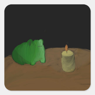 Sticker Carré M. Frog