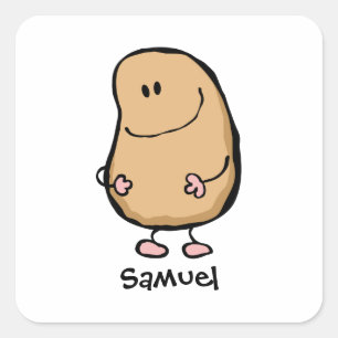 Sticker Carré M. Human Bean
