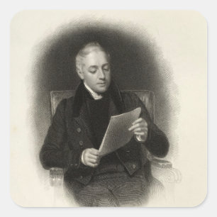 Sticker Carré M. Murray, éditeur des travaux de seigneur Byron'