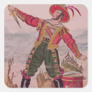 Sticker Carré M. Osbaldiston comme Andreas Hofer