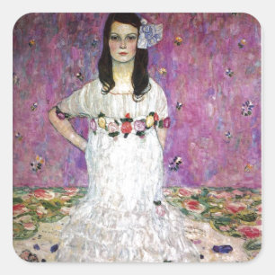 Sticker Carré Mada Primavesi par Gustav Klimt