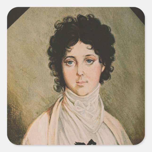 Sticker Carré Madame Hamilton (Devant)