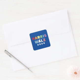 STICKER CARRÉ MADAME LE PRÉSIDENT KAMALA HARRIS WALZ 2024