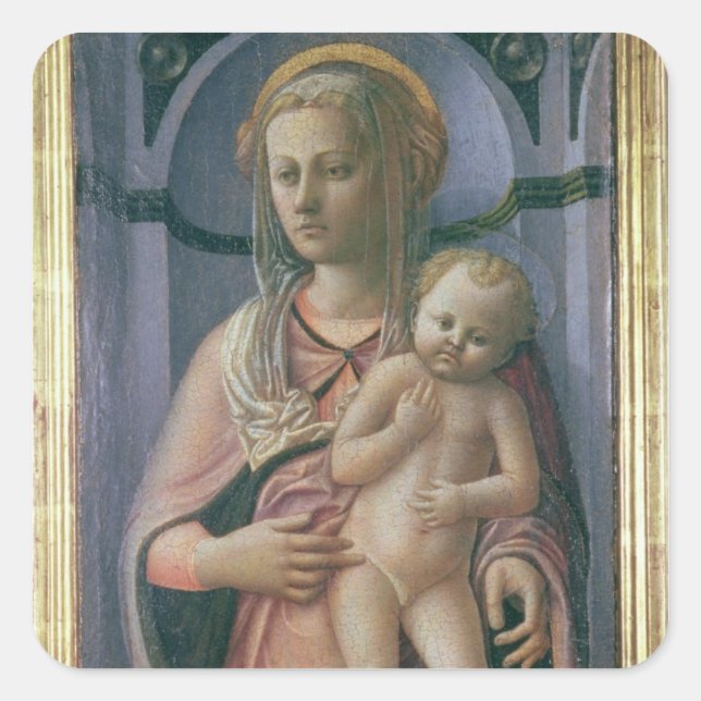 Sticker Carré Madonna and Child (Devant)