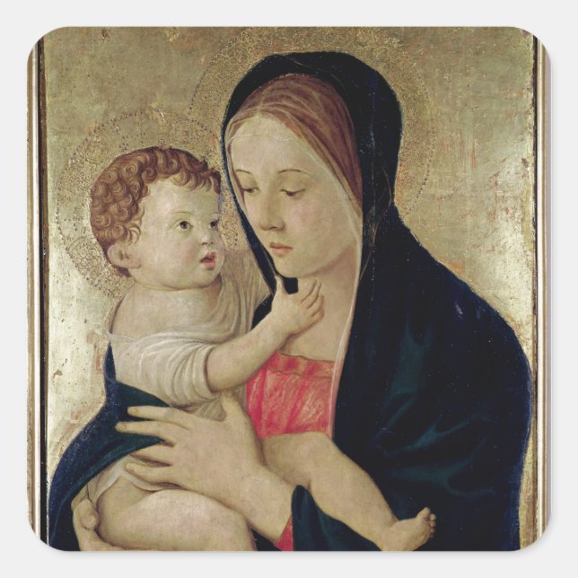 Sticker Carré Madonna and Child, c.1475 (Devant)