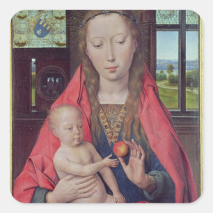Sticker Carré Madonna et Enfant 2