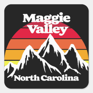 Sticker Carré Maggie Valley Caroline du Nord