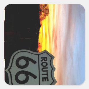 Sticker Carré Magie de la Route Mère