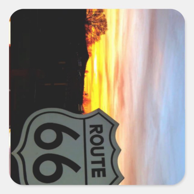 Sticker Carré Magie de la Route Mère (Devant)