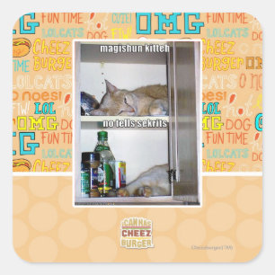 Sticker Carré Magishun Kitteh