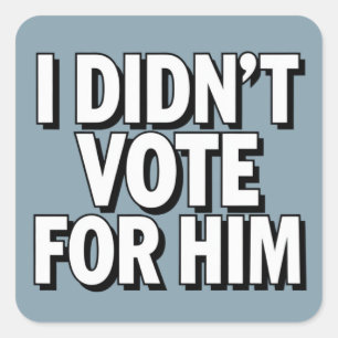 Sticker Carré MAHA Rendre l'Amérique en santé patriotique