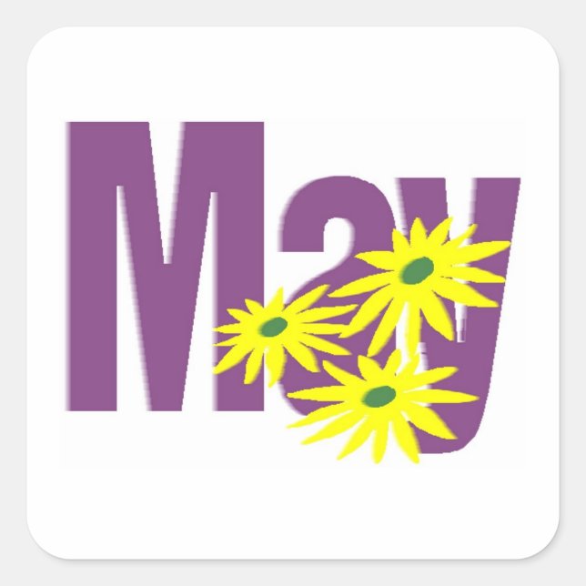 Sticker Carré Mai (Devant)