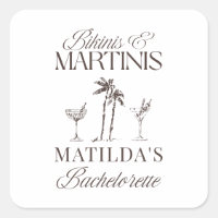 Maillots de bain et martinis Élégante soirée de cé