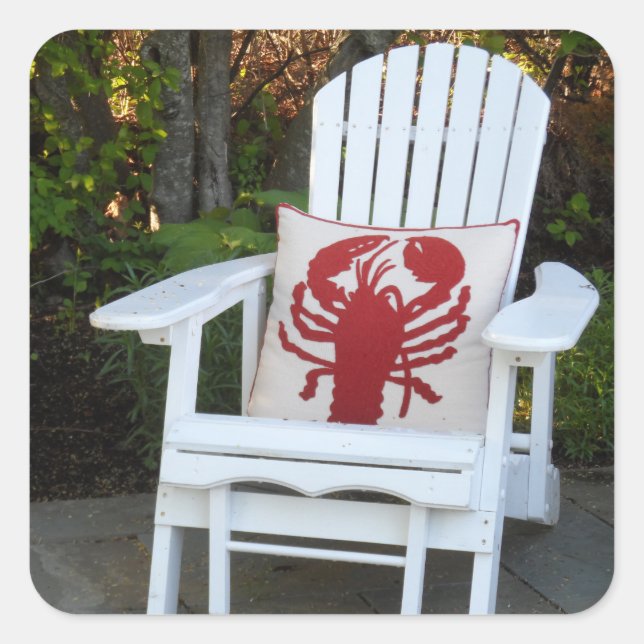 Sticker Carré Maine Été (Devant)