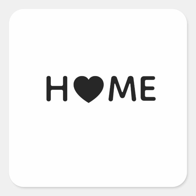 STICKER CARRÉ MAISON (Devant)