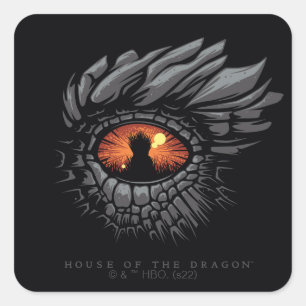 Sticker Carré MAISON DU DRAGON   Dragon's Eye Fer Throne