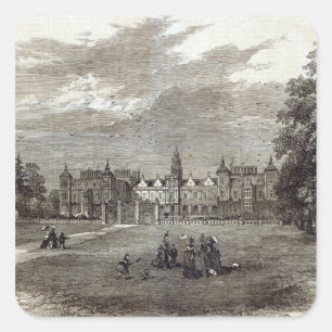 Sticker Carré Maison Hatfield