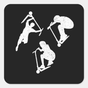 Sticker Carré Maître de Scooter