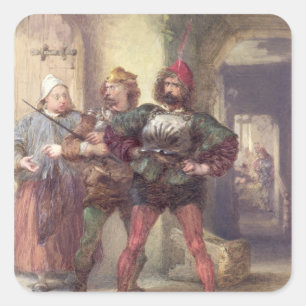 Sticker Carré Maîtresse rapidement, Nym et Bardolph