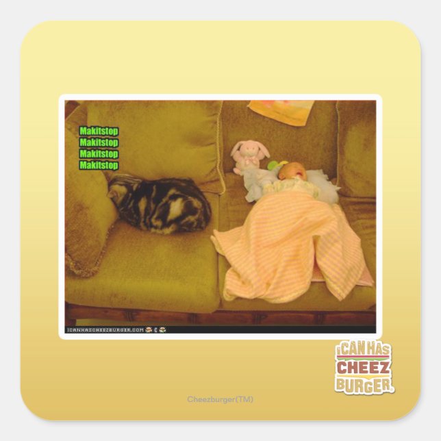 Sticker Carré Makitstop (Devant)