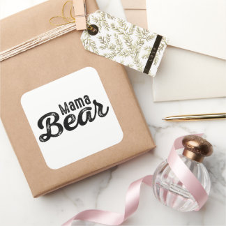 Sticker Carré Mama Bear