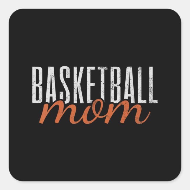Sticker Carré Mama de basket (Devant)
