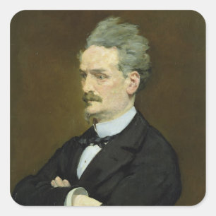 Sticker Carré Manet Le journaliste Henri Rochefort, 1881