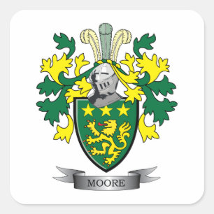 Sticker Carré Manteau de Moore des bras