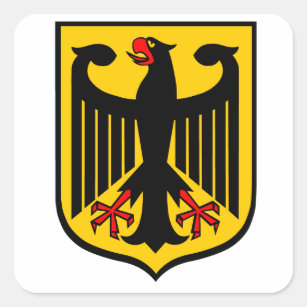 DEUTSCHLAND AIGLE ALLEMAGNE BLASON VW DUB 9cm AUTOCOLLANT STICKER AA222