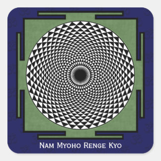 Sticker Carré Mantra de Nam Myoho Renge Kyo