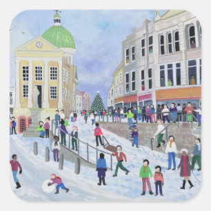 Sticker Carré Marché Jew Street Penzance