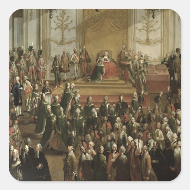 Sticker Carré Maria Theresa (Devant)